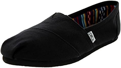 Toms Classic Shoes for Women, (BlackBlack), 42 EU