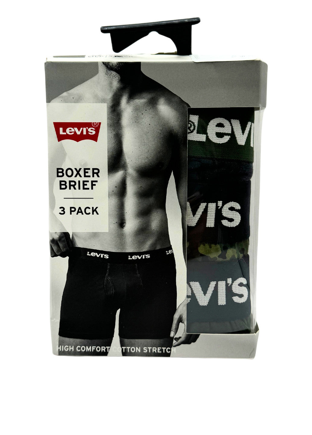 Boxer Brief 3Pk, Icon Cotton Stretch