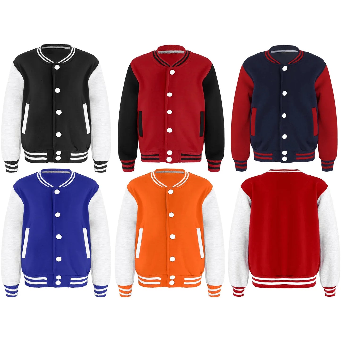 Kids Girls Boys Baseball Stern Jacket Children Spring Fall Uniform Long Sleeve Patchwork Outer 250109