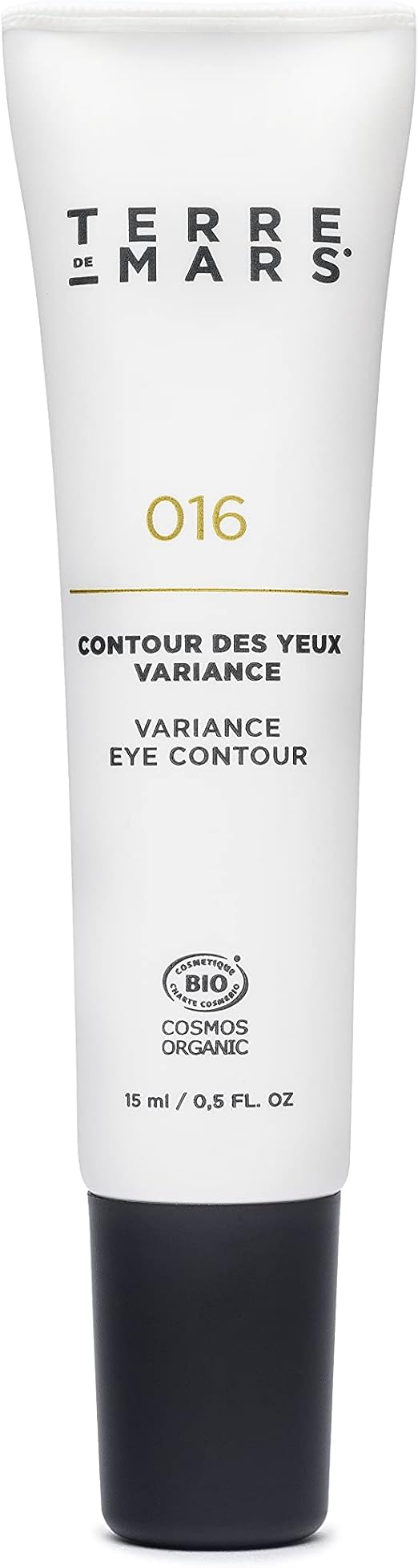 Terre De Mars Variance Eye Contour Cream, Certified Organic, Smoothing and Firming Eye Cream - 0.5 Oz