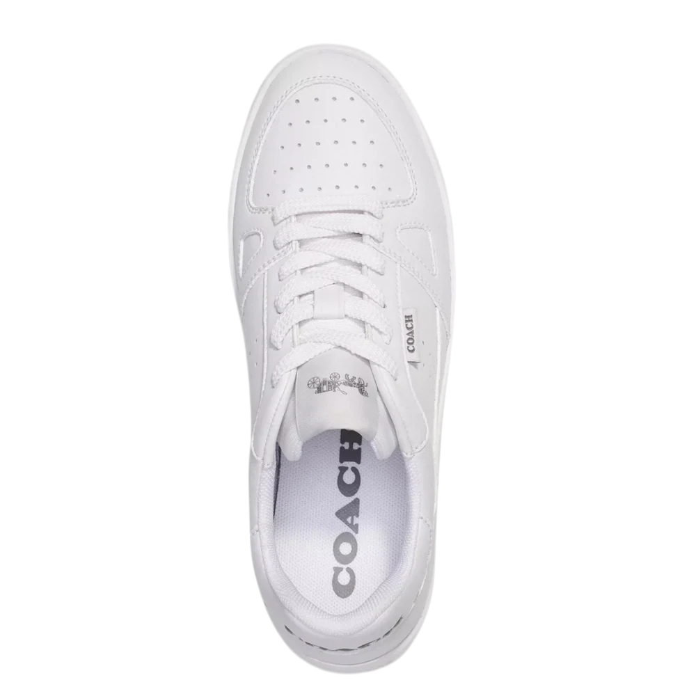 COACH Women's Clip Court Sneaker - Optic White