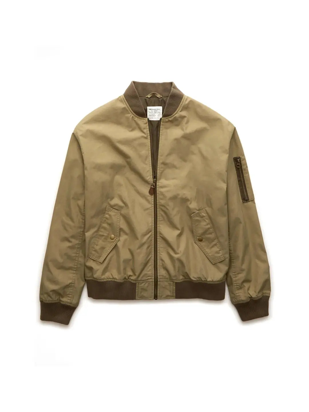 AMERICAN EAGLE MEN 1624 L2 BOMBER JACKET 309 OLIVE