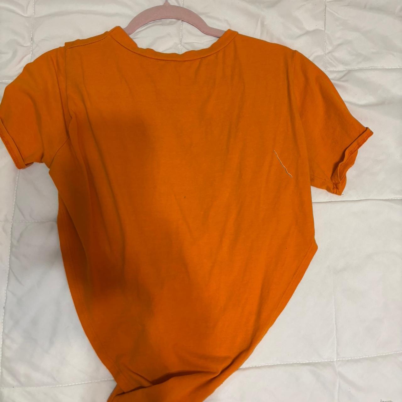 SHEIN Women's Orange Crop-top