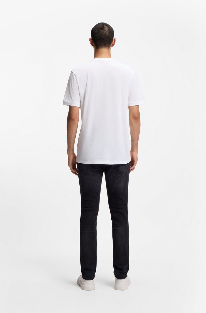 Logo-label T-shirt in cotton jersey