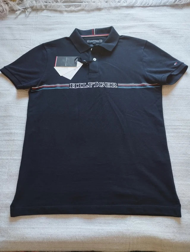 Tommy Hilfiger Polo Black Size M