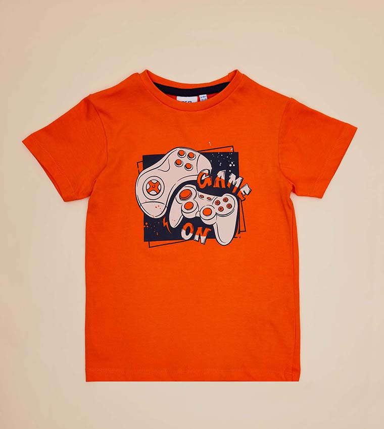 Printed Short Sleeves Casual T-Shirt