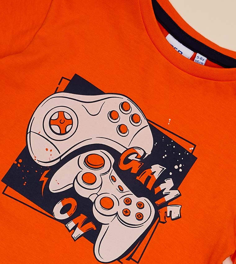 Printed Short Sleeves Casual T-Shirt