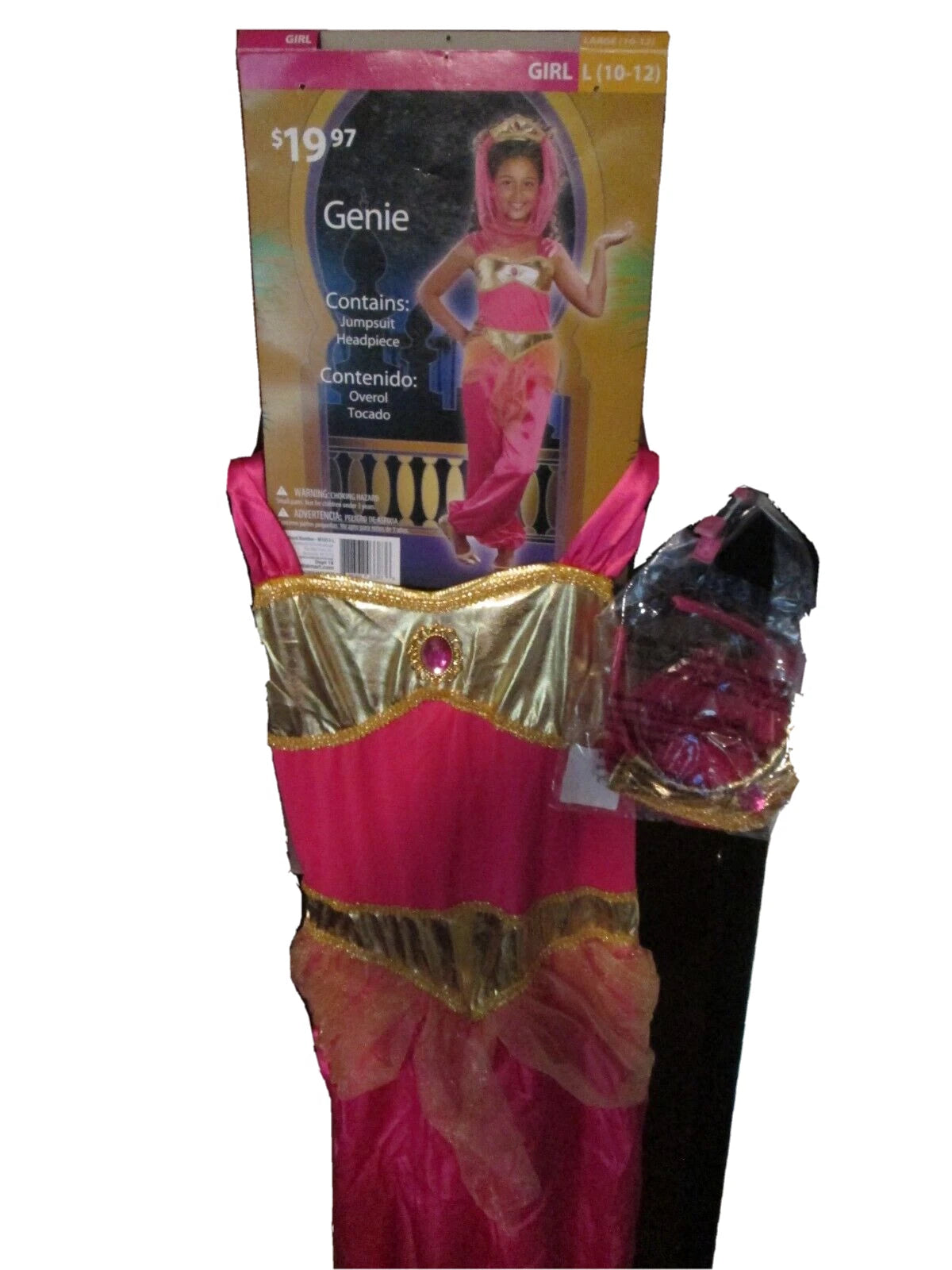 Girl Genie Halloween Costume L (10-12) NEW Fast Shipping