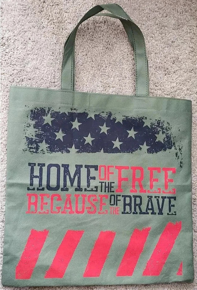 Tunnel To Towers Foundation Home Of The Free Because Of The Brave Reusable Bag