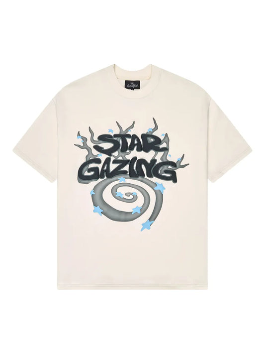 BROKEN PLANET 'Star Gaizing' T-Shirt with Fluffy Print