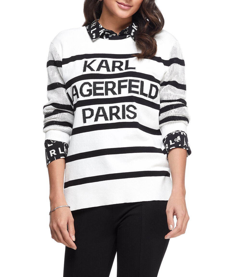 Karl Lagerfeld Women's Round Neck Sweater