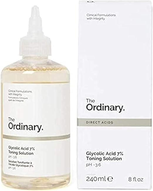 THE ORDINARY Glycolic Acid 7 Toning Solution, 240ml (Pack of 1)