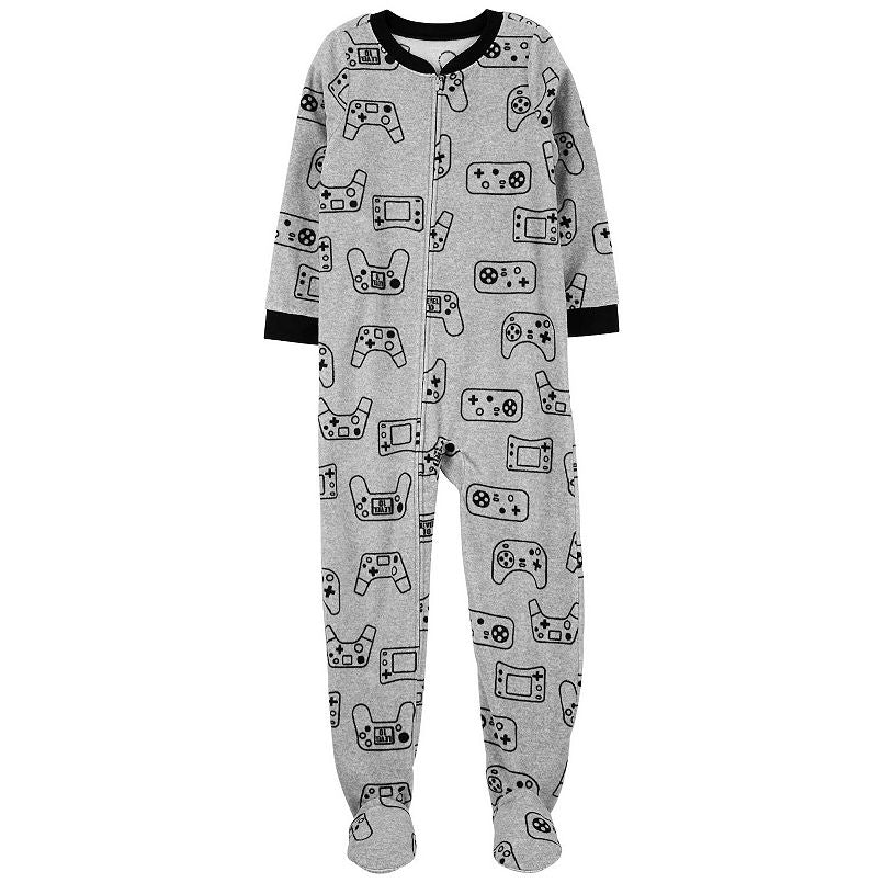 Boys 4-14 Carter's Gamer Fleece Footed Pajamas