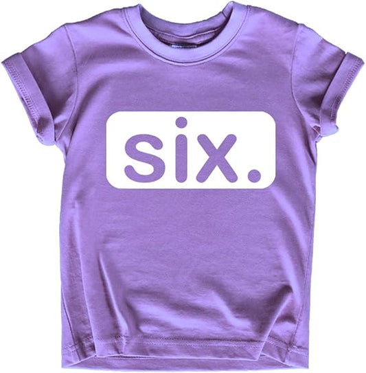 Unordinary Toddler 6th Birthday Shirt Girl Birthday Outfit for 6 Year Old Girls six Happy Sixth Gift