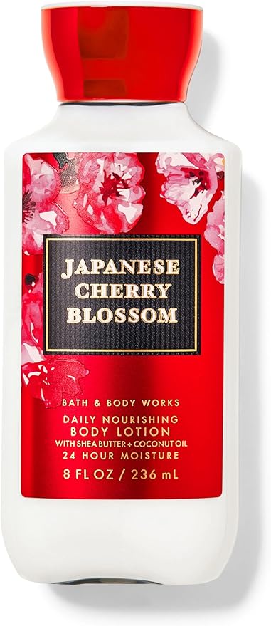 Bath & Body Works Japanese Cherry Blossom - Body Lotion 236ml | Daily moisturizer | Smooth skin | Scented lotion - Body Lotion