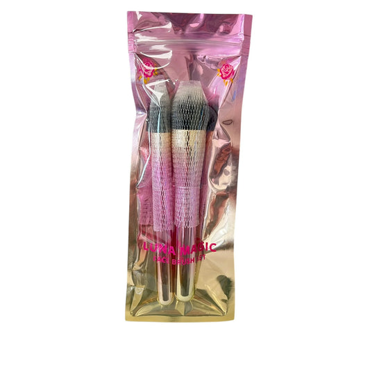 Luna Magic Face Brush Set Glow Up & Blend the Rules