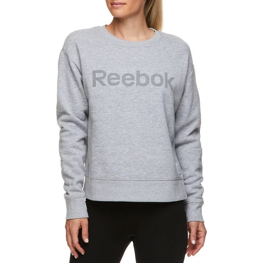 Reebok Womens Cozy Crewneck Sweatshirt with Graphic