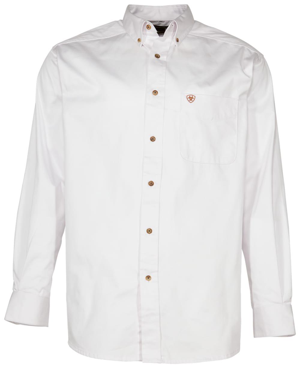 Ariat Shirt Mens Button Down Western Pocket Long Sleeve Ranch Heavyweight