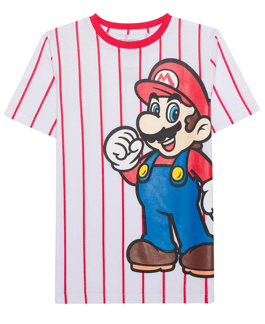 Mario Bros Super Big Boys Graphic Print T-Shirt