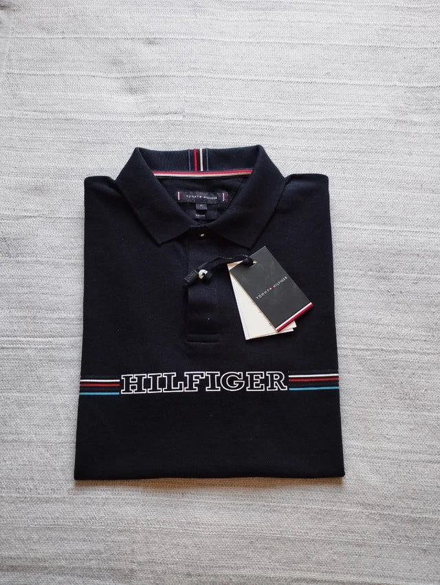 Tommy Hilfiger Polo Black Size M