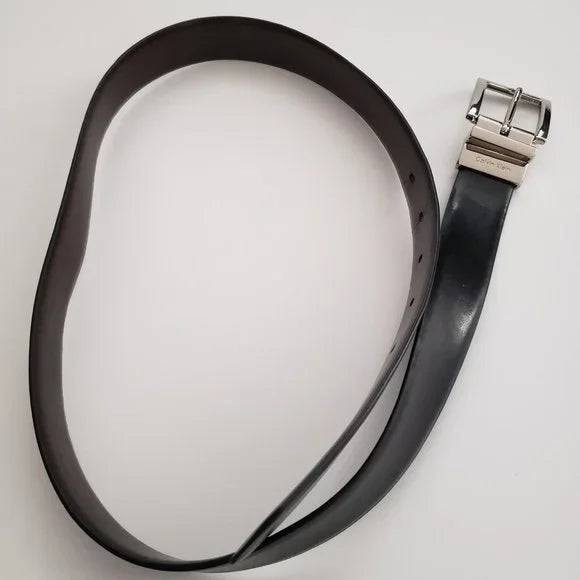 Calvin Klein Men's Reversible Dress Belt in Black