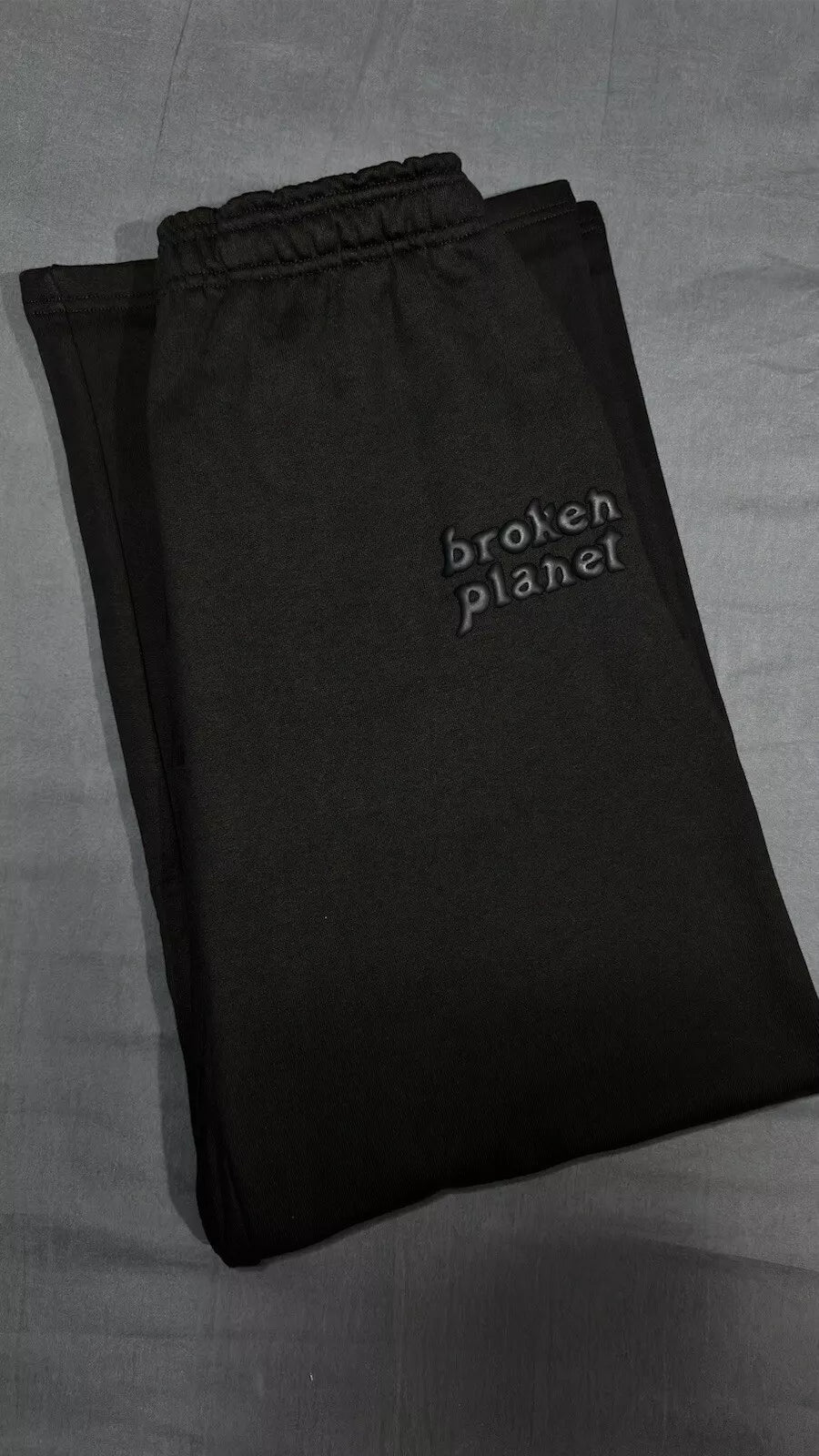 Broken Planet Wide-Leg Sweatpants - Medium - Black