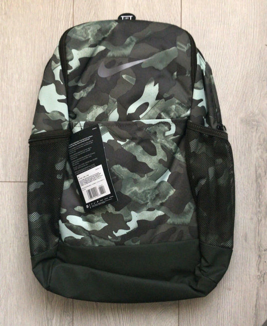 Nike Brasilia 9.0 Backpack Camo Printed Fits 15" Laptop mesh pocket 24 or 30 L