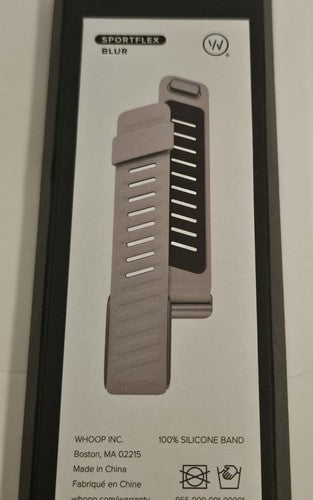 WHOOP 4.0 SportFlex Band BRUR Grey Silicone w/ Black NEW in UNOPENED BOX