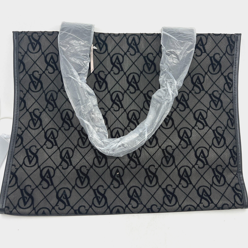 Victoria’s Secret Logo Mesh Tote Weekender Bag – Black - NEW w/ Tag