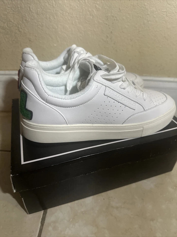 Karl Lagerfeld Paris CALICO Women Sneakers Soft White Size 10