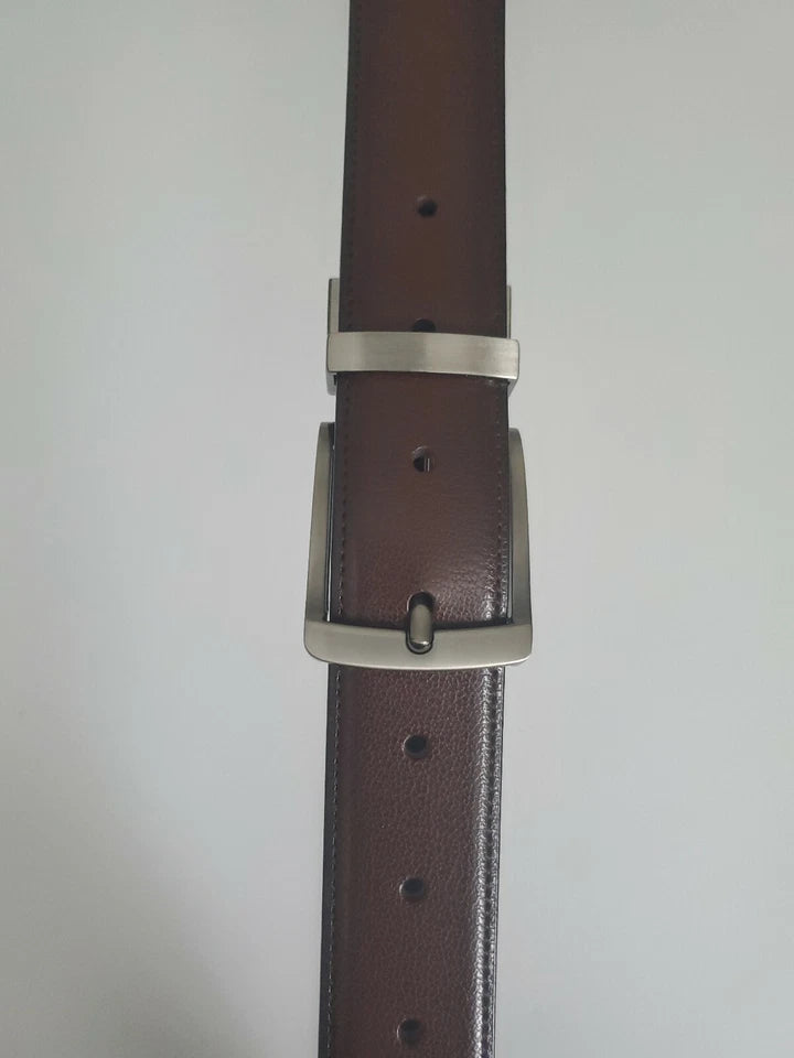 Mens Dress Belt Size 44, Reversible Perry Ellis. Black and Brown, cinturon homb