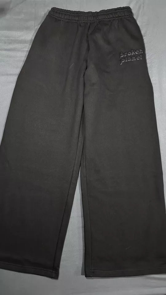 Broken Planet Wide-Leg Sweatpants - Medium - Black